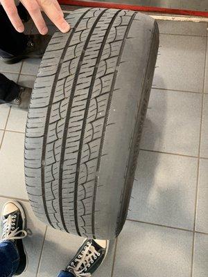 A tire