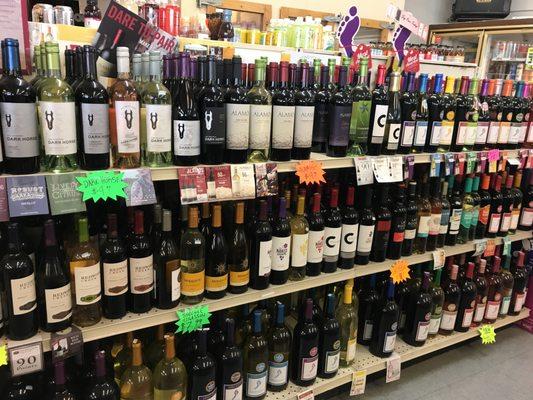 Big Variety of wine