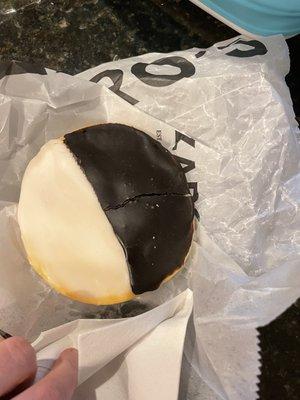 Black and white cookie