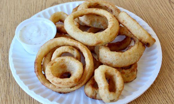 Whiskey Battered Onion Rings