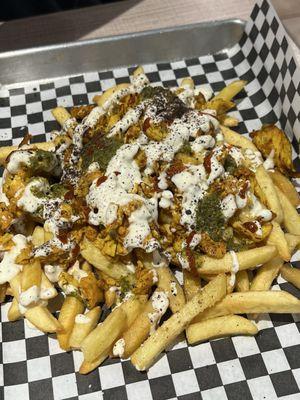 Loaded Monster fries (Shawarma)