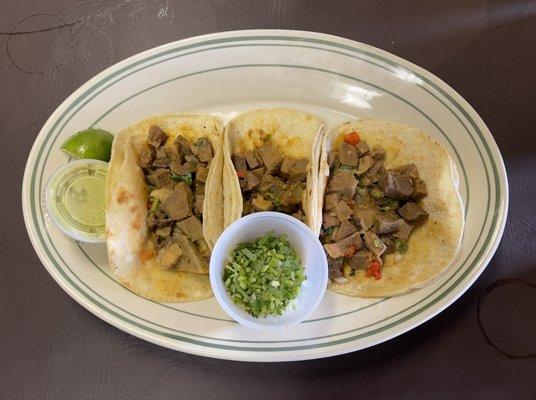 Lengua tacos.