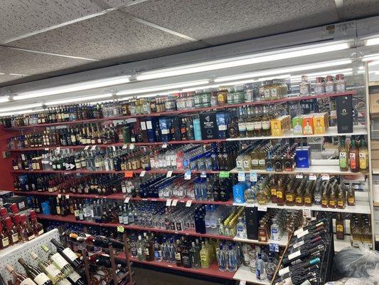 liquor section