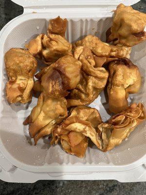 Terrible fried wontons.