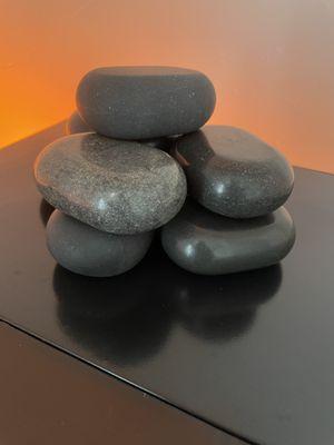 Basalt stones for hot stone massage