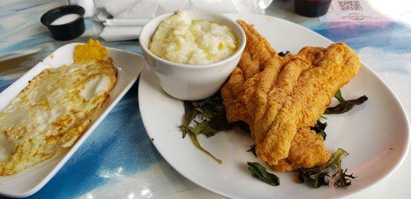 Catfish and grits!