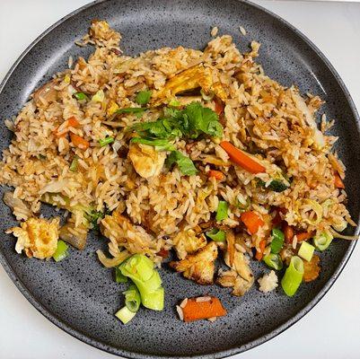 Chicken fried rice (F2 chicken).