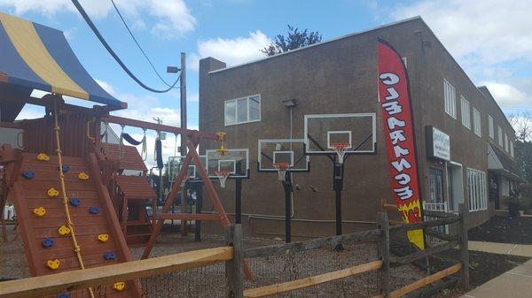 Fully adjustable Basketball Goals from PROformance Hoops® for all ages to play