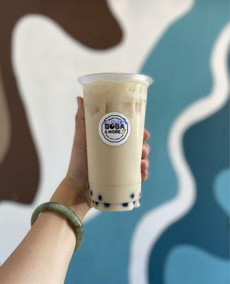 Jasmine Milk Tea with boba