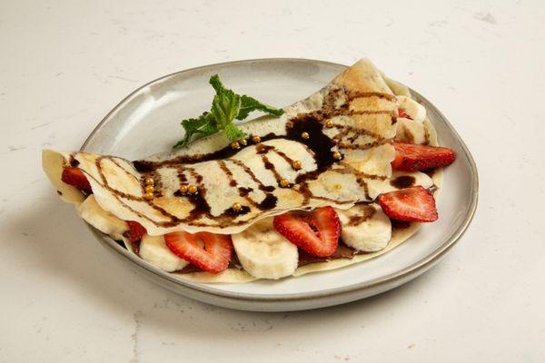 Strawberry Bananacrepes