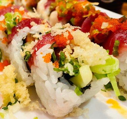 LOVE! Rice here is absolutely perfect. "Thunder roll" is so good! Get it! :)...