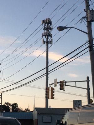 Monopole Cell Tower - New Jersey