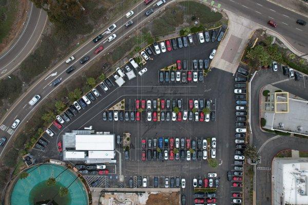 Hello Mazda of San Diego from above