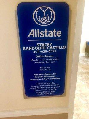 Stacey Randolph-Castillo: Allstate Insurance