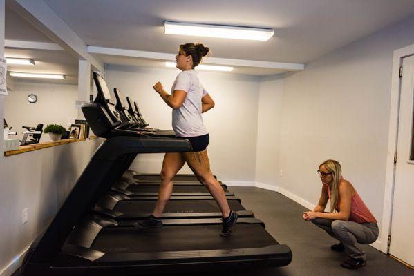 Running gait analysis with Dr. Megan Mullin