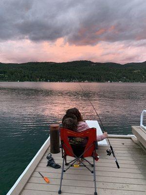 Went fishing in beautiful montana! Check out that beautiful pole!!