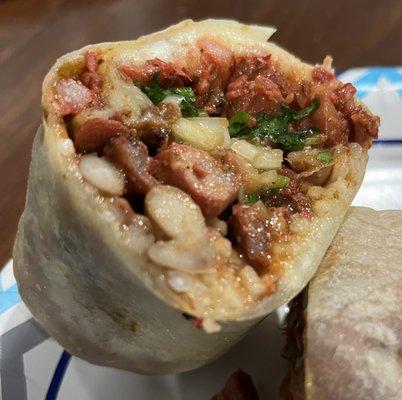 Al pastor burrito