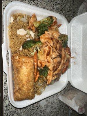 Chicken broccoli w rice