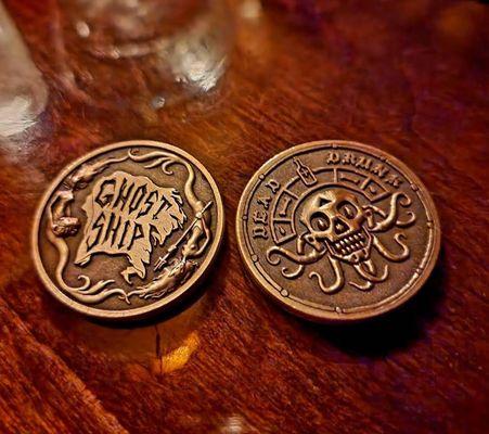 Coins used for drinks