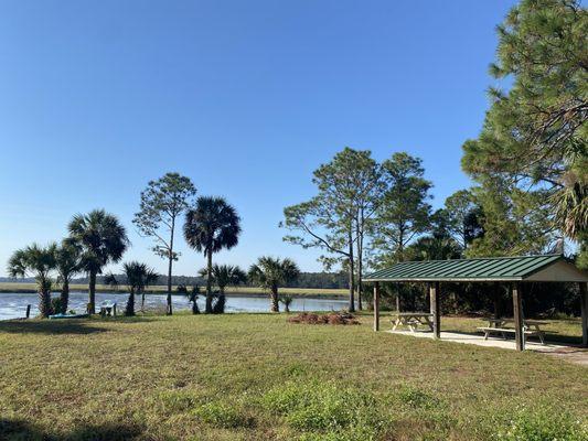 Picnic and launch area.