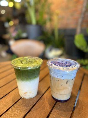 Matcha Yuzu Matcha Latte / hot 12 oz - ice 16oz Blue Ocean Latte / Ice 16oz