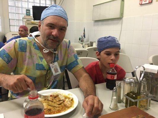 Dr. Stachowicz and his son Patryk after Volunteer Surgery in GuatemalaGotta give back with our talents to all the world