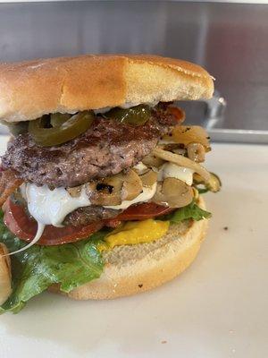 Jalapeño Fae Burger