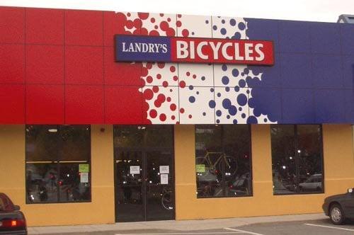 Visit Landry's Bicycles in Norwood.