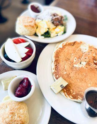 Hot cake, Homemade Biscuit, joes special