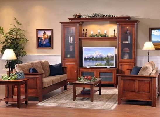 Couches and Entertainment Center