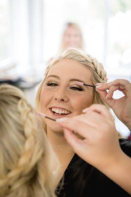 Eyelashes and brows by Sydney one of my wedding pictures