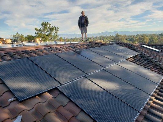 Admiration for a good, clean solar install