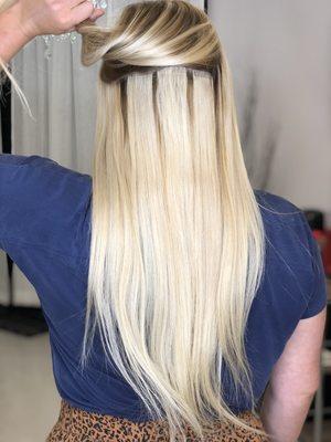 Tape in extensions