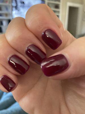 Gel fill & polish at Diamond Nails