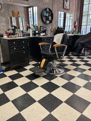 A seat ready to be explored! Do you need a hair cut?