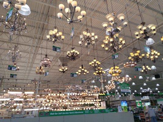 Beautiful selection of light fixtures!