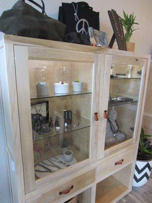 Tisch Design + Workshop custom designed display cabinets