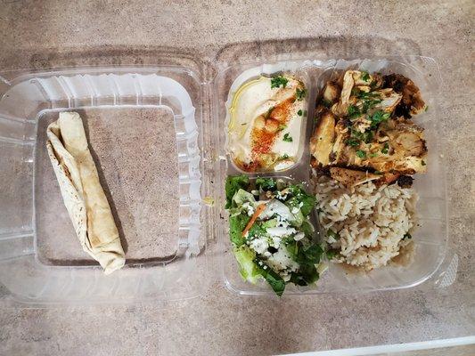 Chicken Shawarma plate