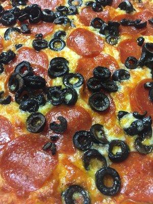 Pepperoni and Black Olive