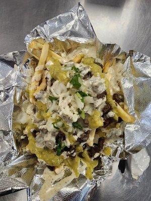 Loaded Fries with steak!