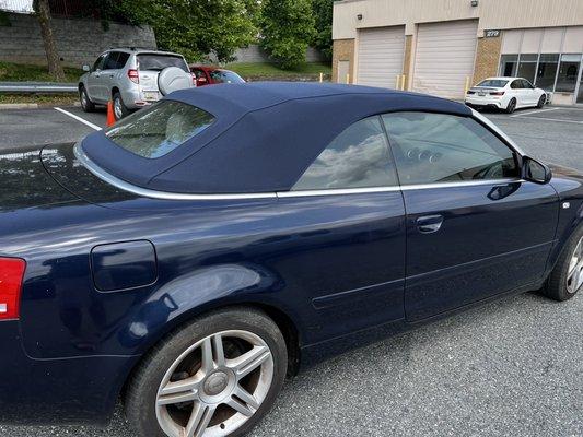 Audi A4 with new top.