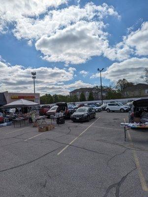 Parking lot sale!