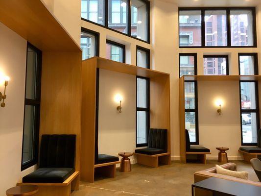 Center Cafe seating area