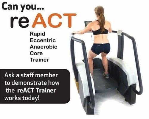 WORKOUT ANYTIME is the Exclusive host of THE reACT Eccentric Core Trainer in SC