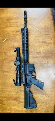 LWRC IC-Enhanced 5.56 with Vortex Strikeagle 1-8 FFP