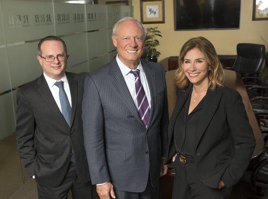 From left to right: Stephen L. Raucher, Timothy D. Reuben, and Stephanie I. Blum