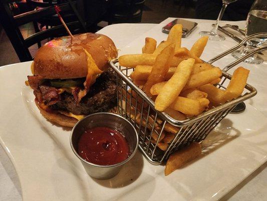 Bacon Jalapeño Ranch Burger with Fries