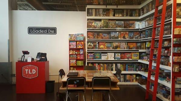 We have a very unique location! And we have fit a lot of games into a tiny space.