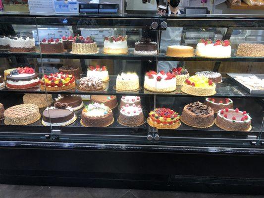 Selection of cake available