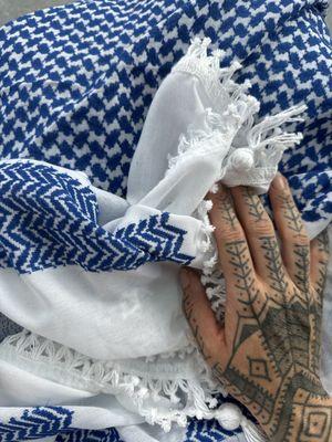 Blue Keffiyeh